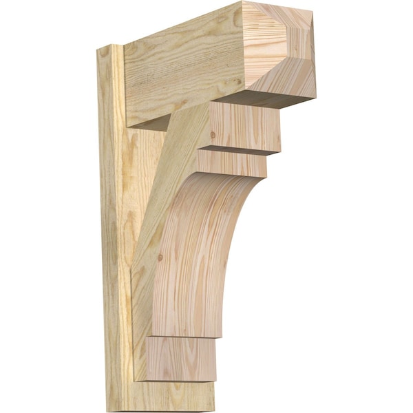 Ekena Millwork Merced Rough Sawn Craftsman Outlooker, Douglas Fir, 8"W x 18"D x 26"H OUT08X18X26MRC04RDF - main